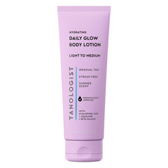 Tanologist Daily Glow lotion bottle for Light/Medium shade