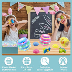 Taranovi Easter toys for boys girls toddlers glow in dark