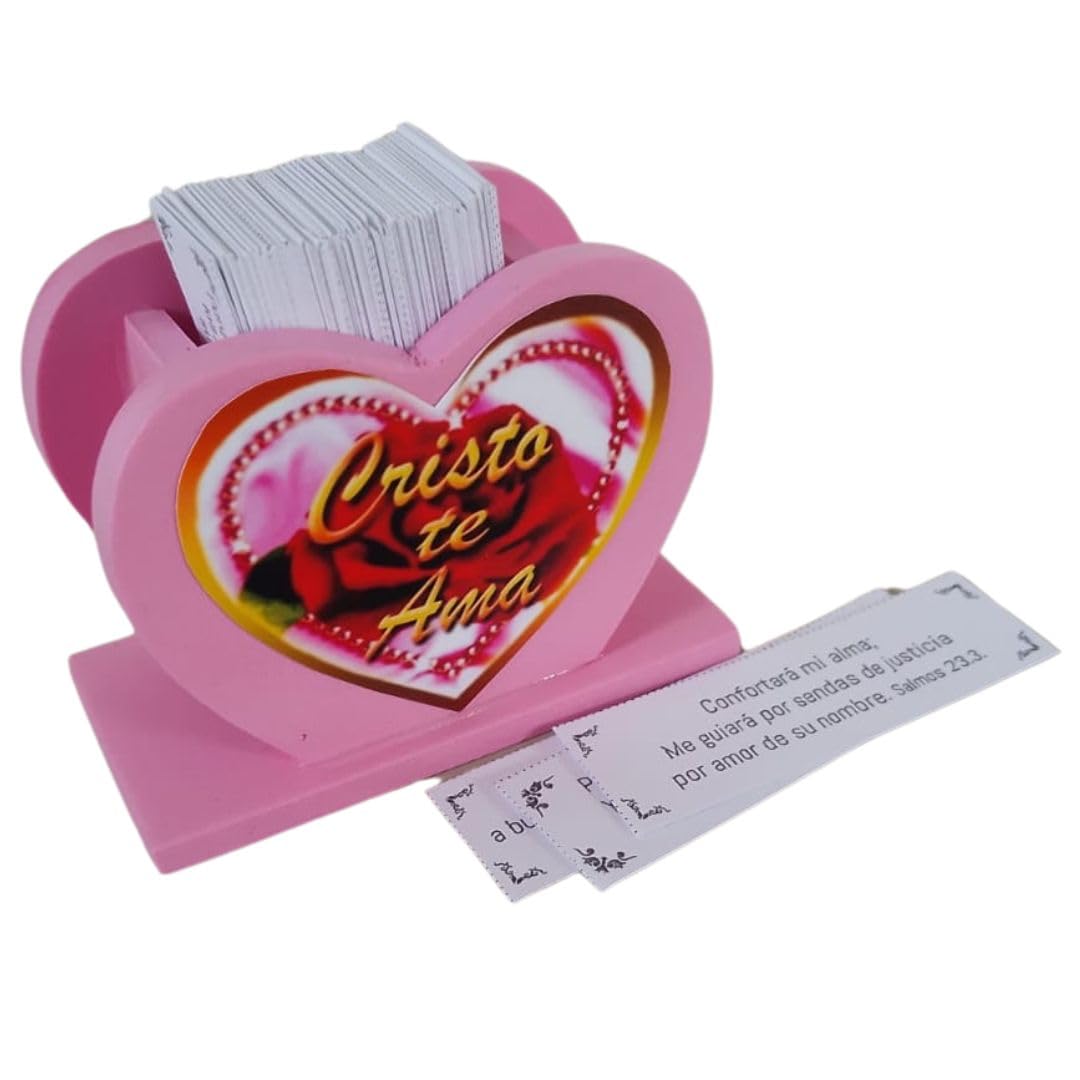 Tarjetas con Promesas de Dios 108 Versículos bíblicos para mujeres rosado