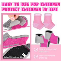 Two styles included in Tarpop kid ankle brace set