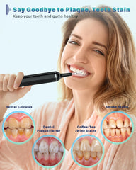 Tartar remover device for teeth with replaceable heads