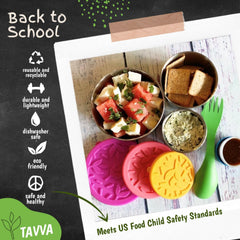 close up of Tavva 12oz snack container