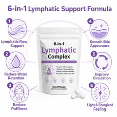 TAWODIUM lymphatic drainage supplements label close up