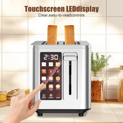 Toaster LCD display panel on TAZTIR 4 slice