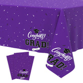 tbsone graduation tablecloth 2026 54x108 purple 3pack packaging