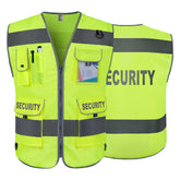 TCCFCCT security vest for security guard 9 pockets