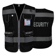 TCCFCCT security vest black size L front view
