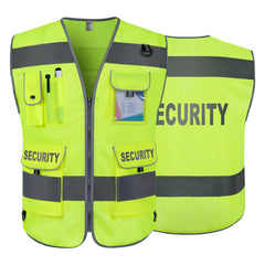 TCCFCCT security vest for security guard 9 pockets