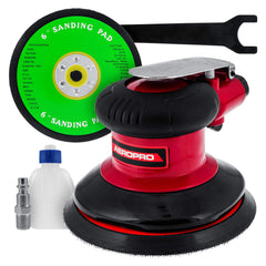 TCP Global heavy duty 6 dual action sander with two backing pads