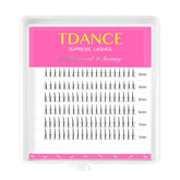 TDANCE Bottom Lash Extension 120 Pcs B Curl 5-7mm