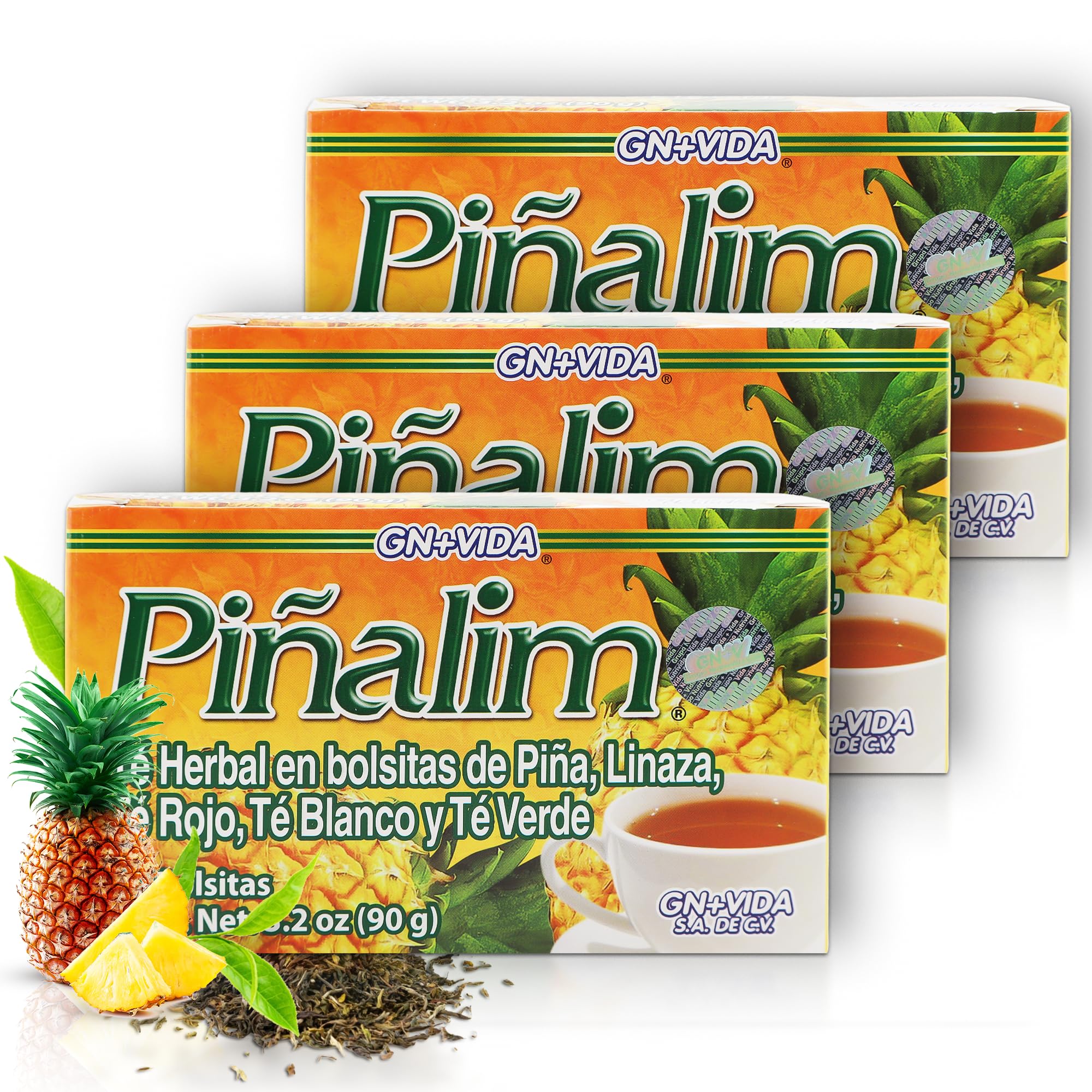 Te Pinalim Tea GN+Vida Tea Diet 3 box package