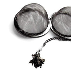 Bronze bee tea infuser ball fits into most teacups