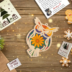 Teacher ornament 2025 crafted from plywood and acrylic