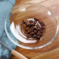Glass teacup saucer tray 2pc set for serving