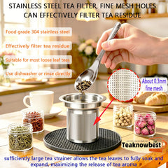Embedded silicone heat-insulating handle on teapot