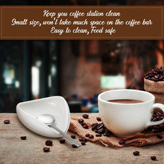 Spoon rest size approx 4.3 x 1.6 inches