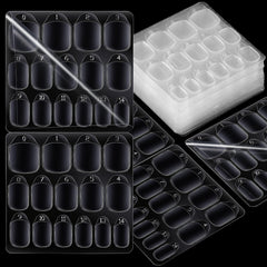 Teenitor 600pcs adhesive nail tabs set
