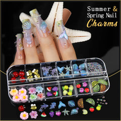 Sea fruit charms and gems in Teentior kit