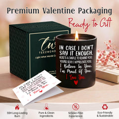 Soy wax candle in glass jar with lid by TEEZWONDER