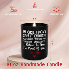 Vanilla Lavender Candle 10 Oz by TEEZWONDER close up
