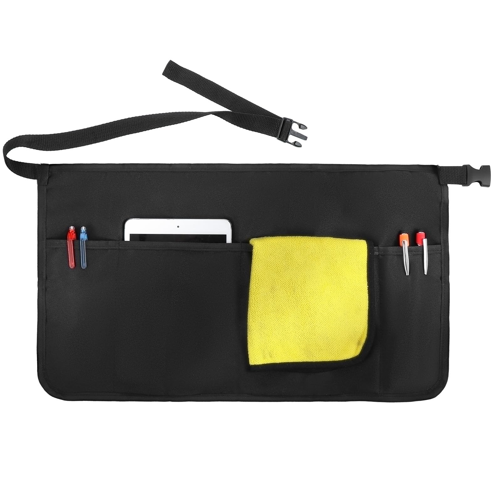 Telooco 4 pockets server apron with buckle black