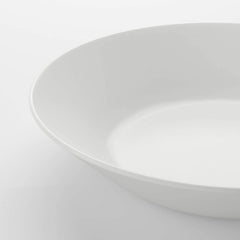 White tempered glass plates for dining IKEA 20 cm