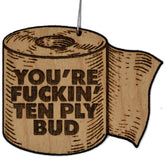 Ten Ply Christmas Ornament made from reforested birch wood