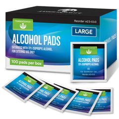 Tender Gentle's alcohol wipes for injections package