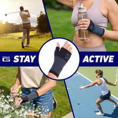 Lightweight breathable wrist support fabric