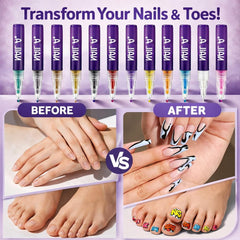 Tenneshe Nail Art Pens fine tip 0.5 mm