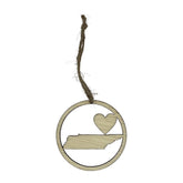 Tennessee Ornament Tennessee Love plywood ornament