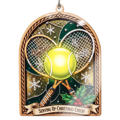 Tennis ornament by Ace The Holidays for Christmas tree