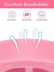 Pink eyelash extension tapes by Teoyall 9m each