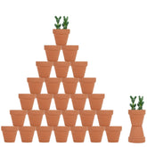32 pack mini terracotta pots 2.1 inch opening for succulents