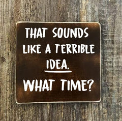Farmhouse decor sign suitable for kitchen and office