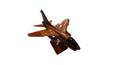Tesaut A7 Corsair Mahogany Wood Desktop Airplane Model product image 2