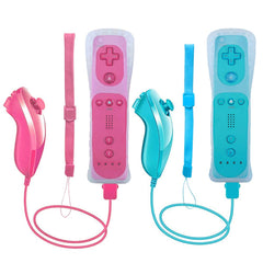 Tevodo Wii Remote Controller 2-pack pink and blue