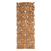Thai Traditional carved teak wall art panel