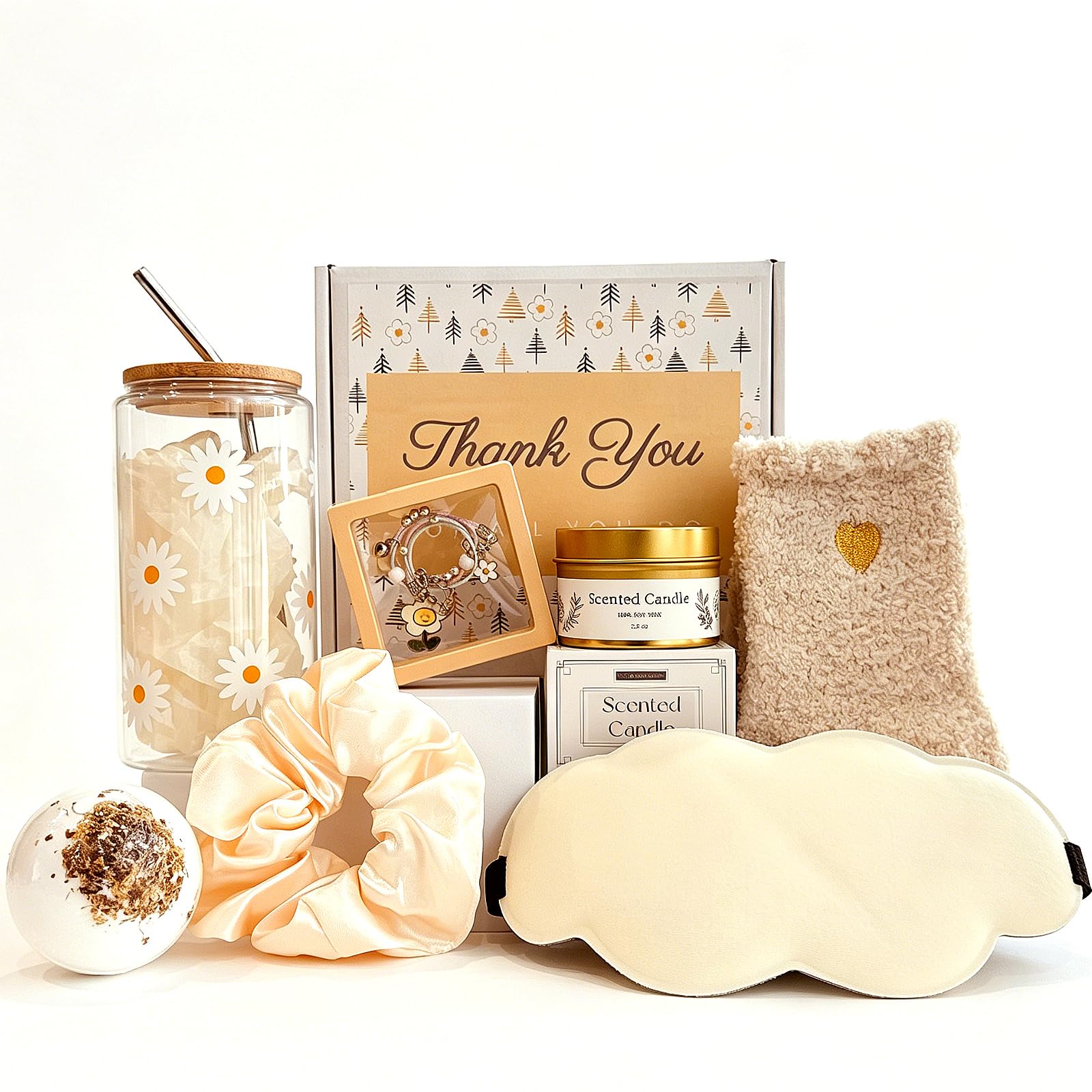 Thank You Gift Basket for Women nine item self care set image