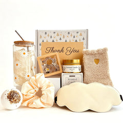 Thank You Gift Basket for Women nine item self care set image