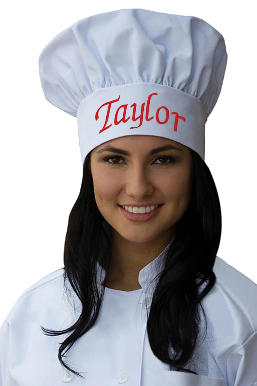 THE APRONPLACE chef hat made in USA with custom embroidery