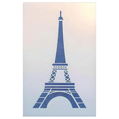 The Artful Stencil Eiffel Tower stencil 5.5x10 inch Mylar template