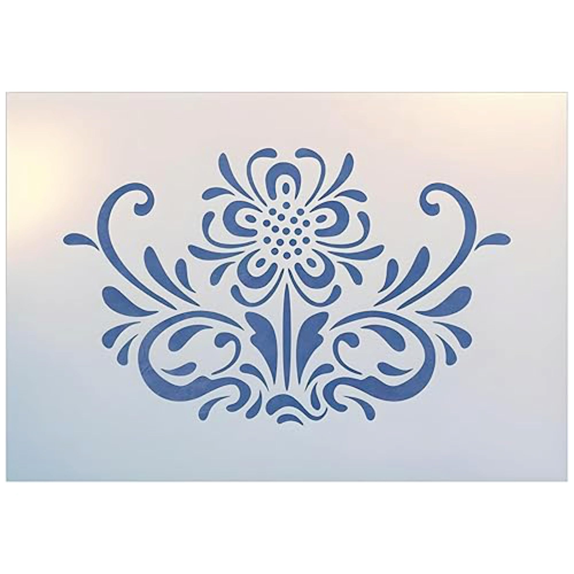 The Artful Stencil Rosemaling Pattern 28 stencil template 9.0 x 6.0 inch