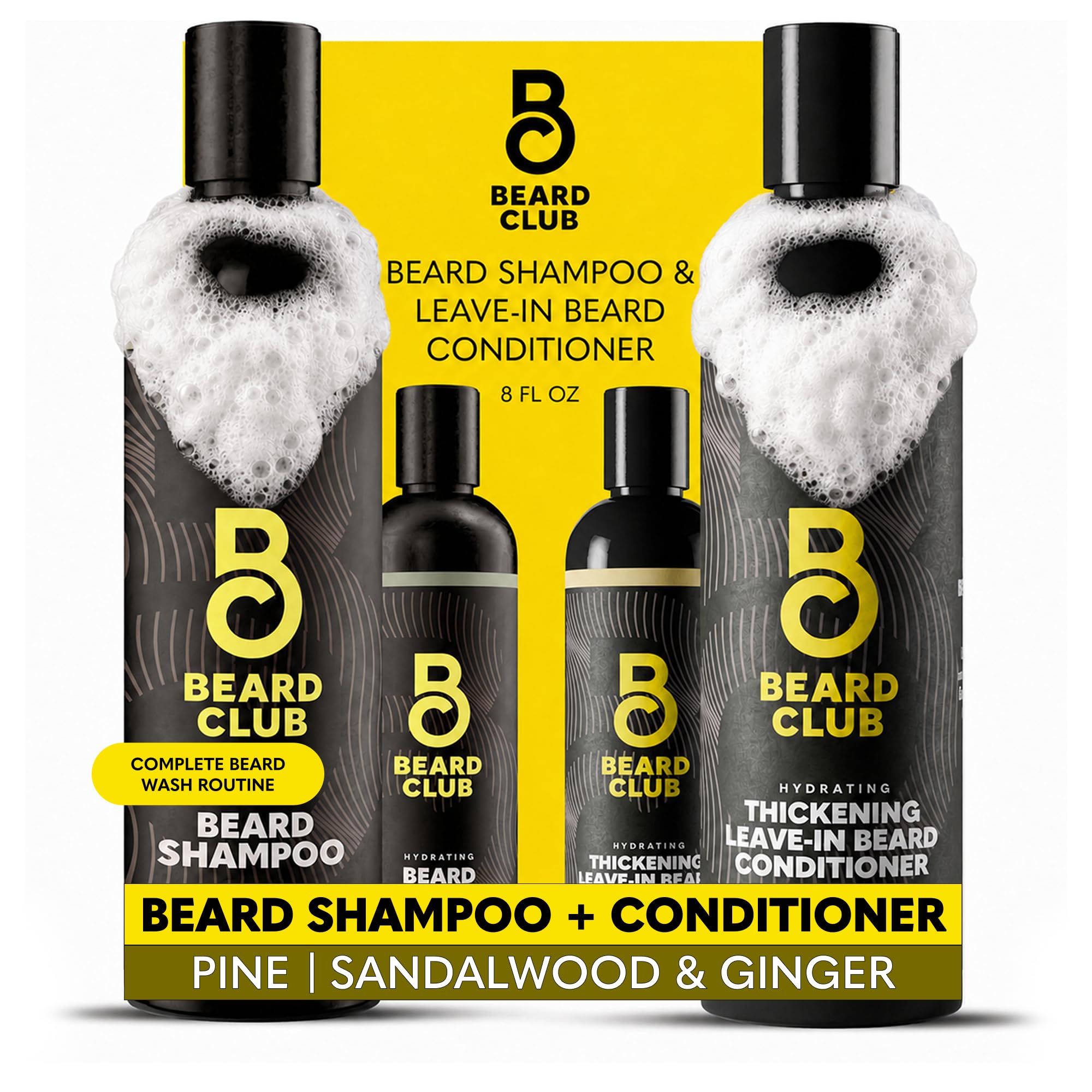 The Beard Club beard wash and conditioner set product image