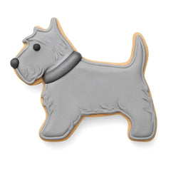 Scottie dog cookie cutter 3.5 inch in packaging