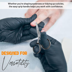 Mustache trimming with The Cut Factory precision scissor image