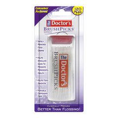 The Doctor's BrushPicks 120 ct interdental brushes case
