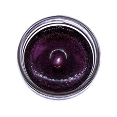Mineral oil based gel candle close up