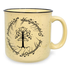 The Lord of the Rings Gondor Elven Script ceramic camper mug 20 ounce