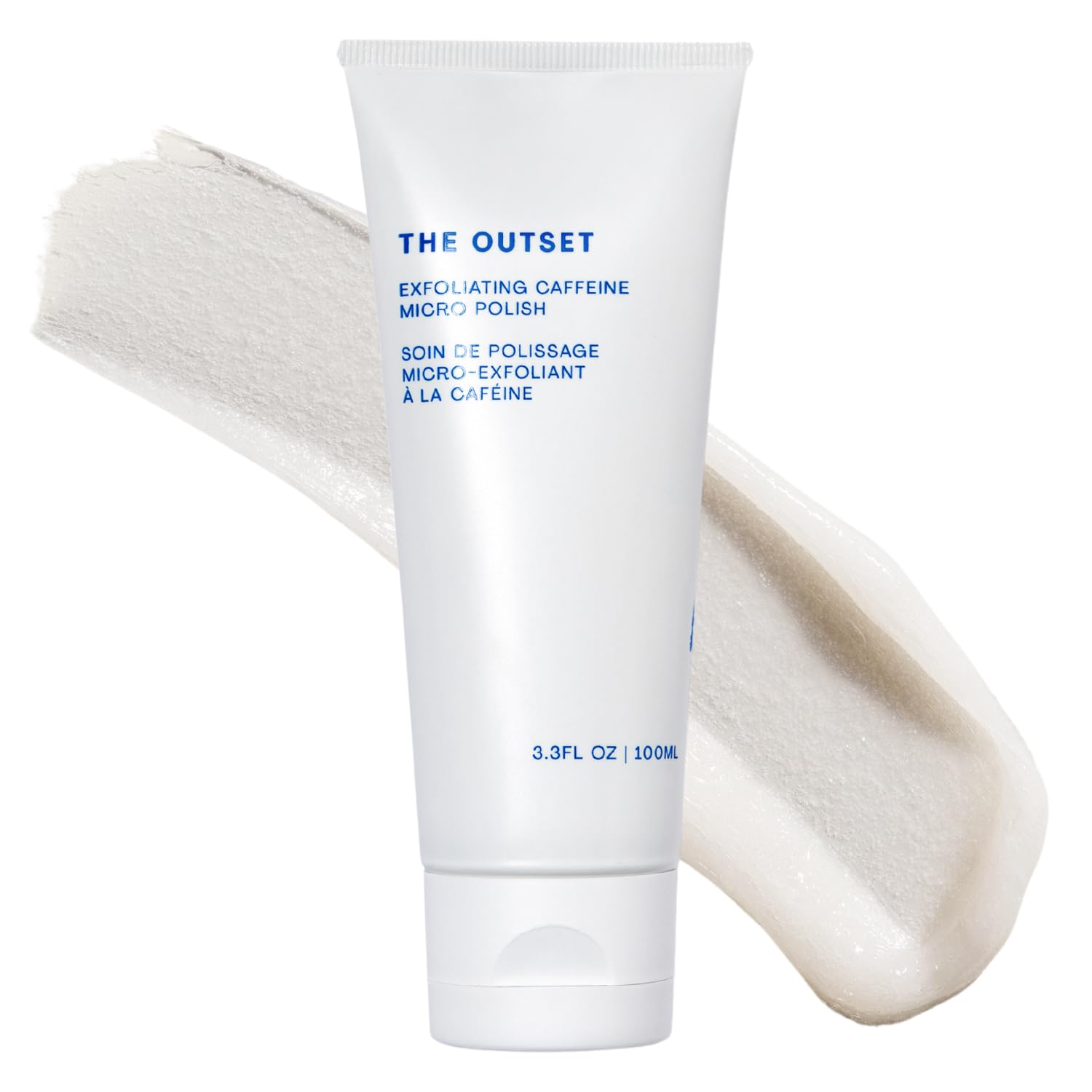 The Outset Exfoliating Caffeine Micro Polish 3.3 fl oz packaging